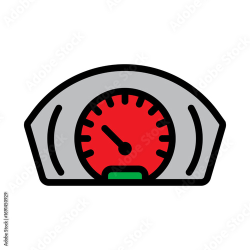 dashboards icon line color , car, automobile 