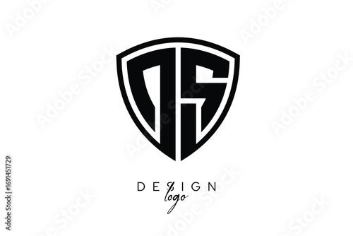 Free Download DS  Shield Letter Logo Modern Monogram Emblem for Security, Sports, Corporate & Premium Branding - GFXLoad