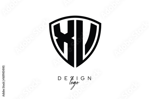 XV Shield Letter Logo Modern Monogram Emblem for Security, Sports, Corporate & Premium Branding Free Download XV Shield Letter Logo Modern Monogram Emblem for Security, Sports, Corporate & Premium Branding - GFXLoad