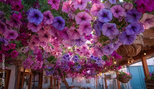 Wallpaper Mural Colorful flower canopy Torontodigital.ca