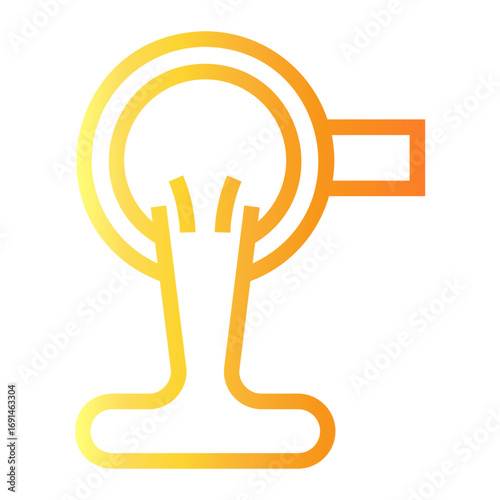 mining Line Gradient Icon