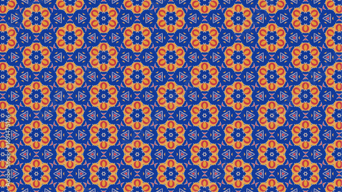 Seamless background for fashion, tapestries, prints. Modern pattern design.