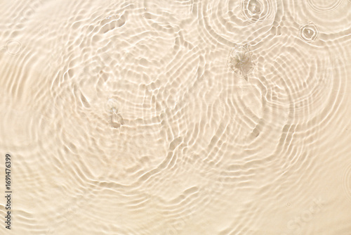 Wallpaper Mural Texture of clean water with splashes on light background Torontodigital.ca