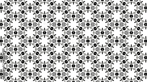  Seamless background for fashion, tapestries, prints design.