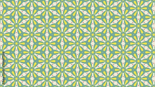  Seamless background for fashion, tapestries, prints design.