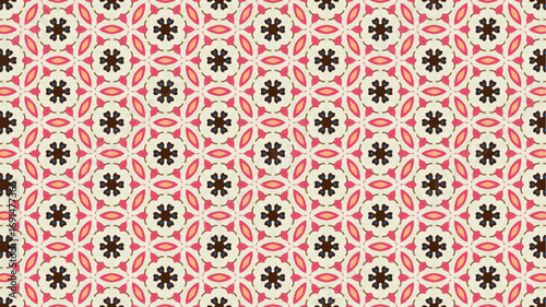  Seamless background for fashion, tapestries, prints design.