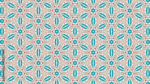  Seamless background for fashion, tapestries, prints design.