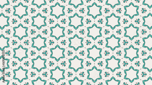  Seamless background for fashion, tapestries, prints design.