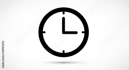 Simple clock icon