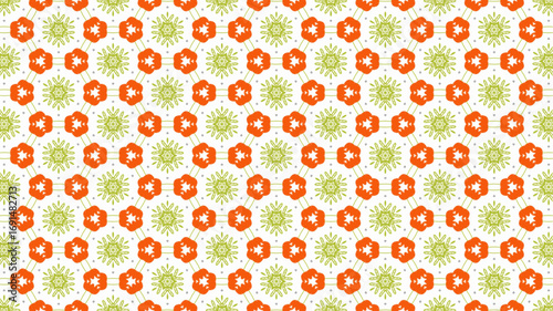 Seamless pattern texture set for fashion and print.