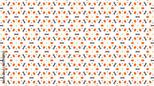 Seamless pattern texture set for fashion and print.
