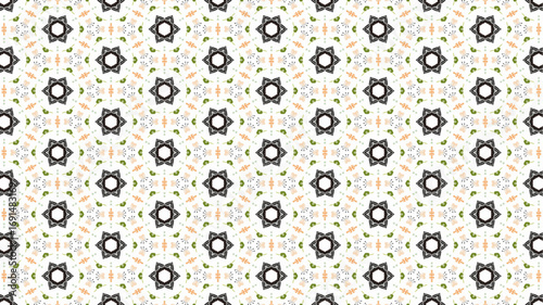 Seamless pattern texture set for fashion and print.