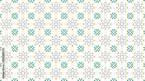Floral repeated seamless pattern background. Great design for textile, stationery, and wallpaper.