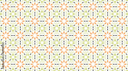 Floral repeated seamless pattern background. Great design for textile, stationery, and wallpaper.