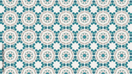 Floral repeated seamless pattern background. Great design for textile, stationery, and wallpaper.