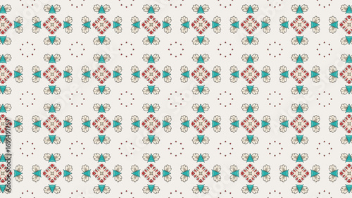 Floral repeated seamless pattern background. Great design for textile, stationery, and wallpaper.
