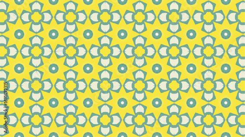 Floral repeated seamless pattern background. Great design for textile, stationery, and wallpaper.