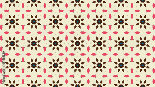 Floral repeated seamless pattern background. Great design for textile, stationery, and wallpaper.