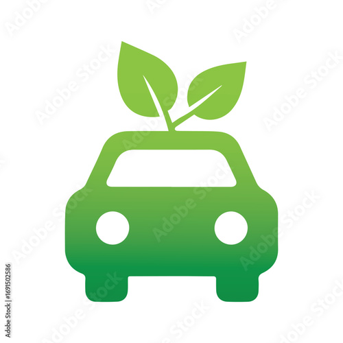 Eco-friendly spark logo representing energy innovation and sustainable transport future