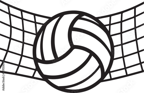 Volleyball SVG, Volleyball Team SVG Silhouette
