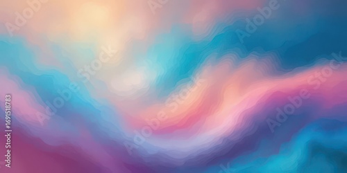  Soft and blurry gradients that evoke sunset, with pink pastel color palettes