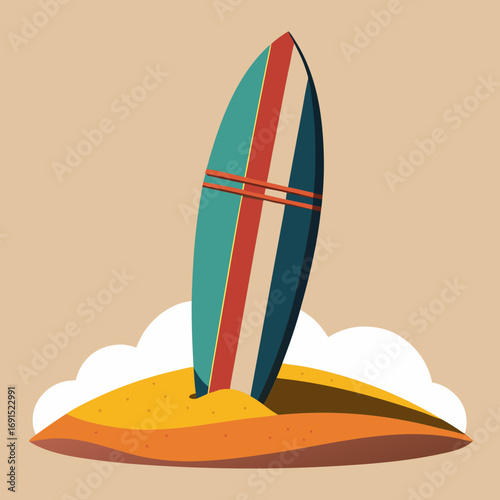 surfing board