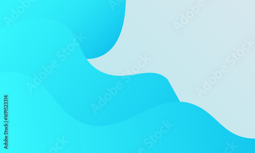 Abstract of gradient blue memphis fluid pattern design with geometric artwork background. Can use for poster, flyer, brochure, social media stories, website