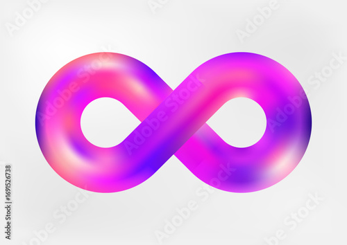infinity vector isolated object lilac
