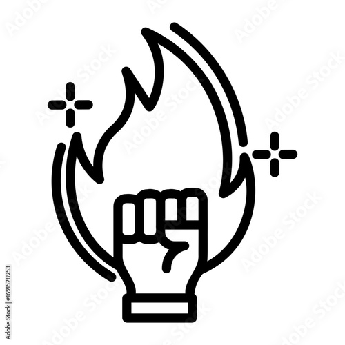 revolution Line Icon