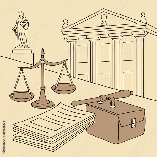 justice court and law