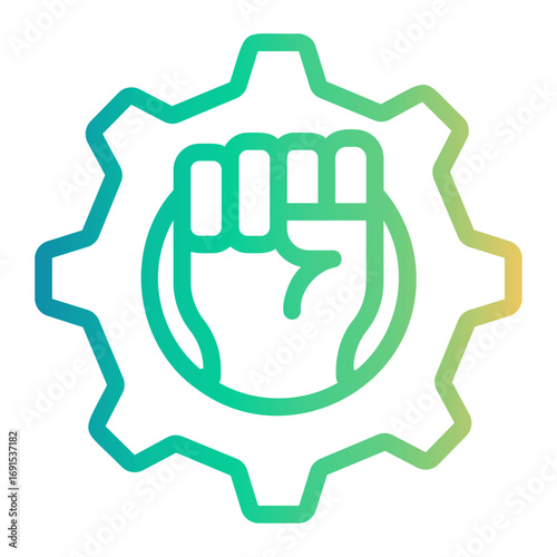 revolution Line Gradient Icon