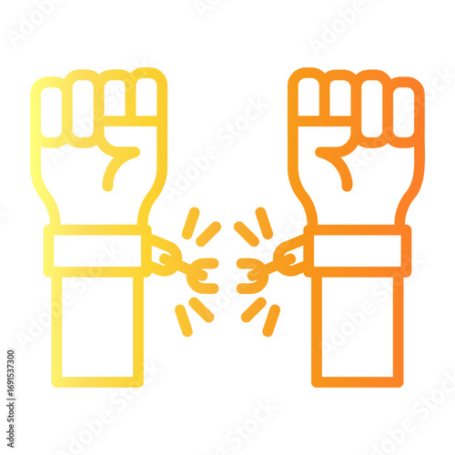 revolution Line Gradient Icon
