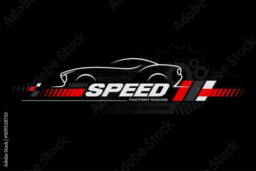 racing speed graphic