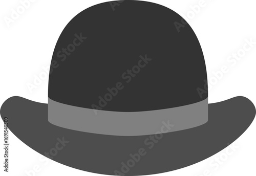 Classic Bowler Hat Icon