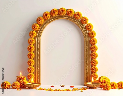 diwali arch mockup