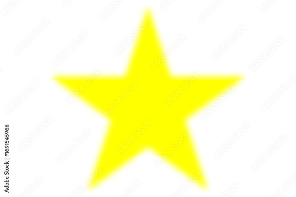 Fototapeta premium Star vector logo, alone, yellow star