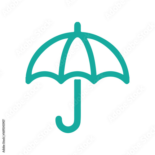 umbrella isolated on white background