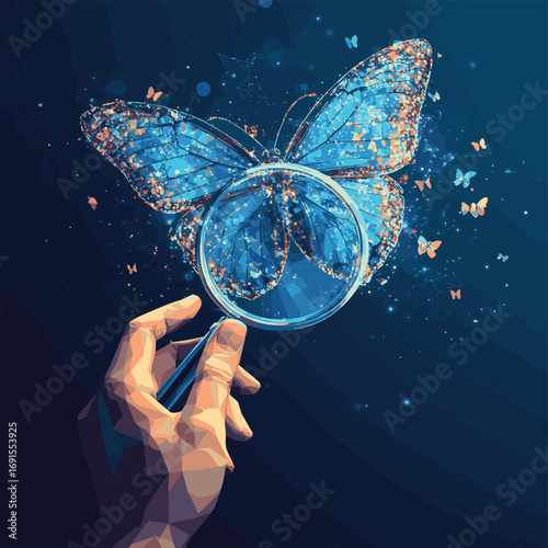 Abstract butterflies