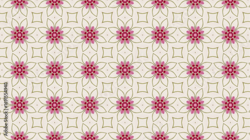 Floral Great pattern design for textile, stationery, and wallpaper.