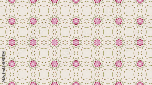 Floral Great pattern design for textile, stationery, and wallpaper.