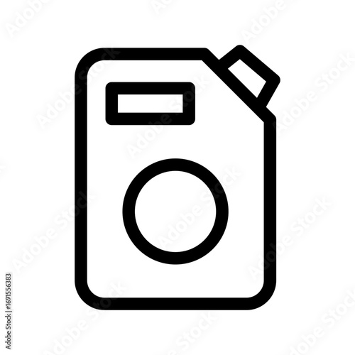 Jerrycan Icon Vector Symbol Design Illustration