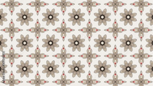 Floral Great pattern design for textile, stationery, and wallpaper.