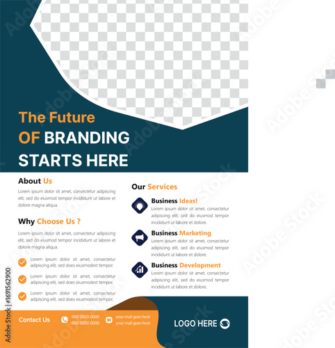 Business Flyer Template Design.