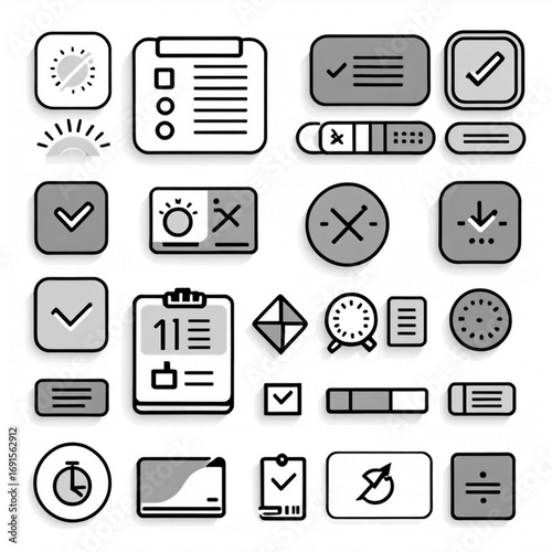 Task Management Icon Set