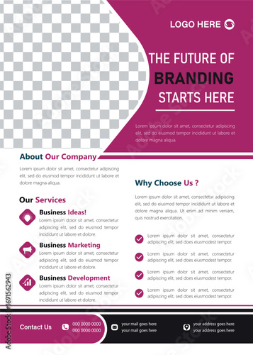 Business Flyer Template Design.