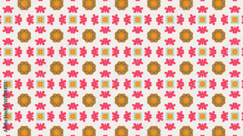 Floral Great pattern design for textile, stationery, and wallpaper.