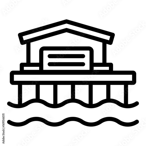 river Line Icon