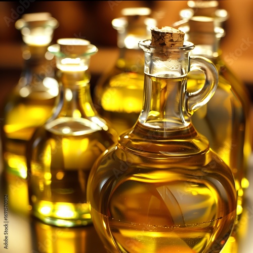 olive oil in a bottle