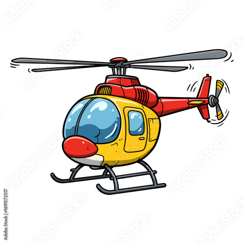 helicopter vector illustration