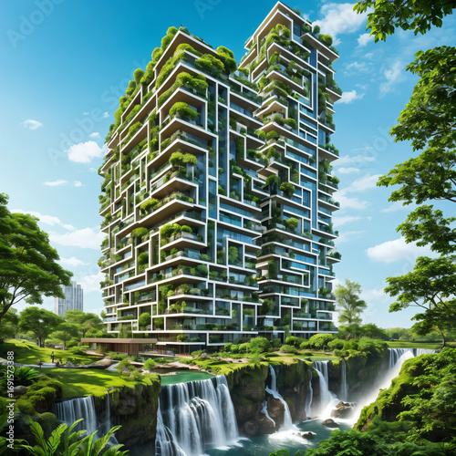 high rise building